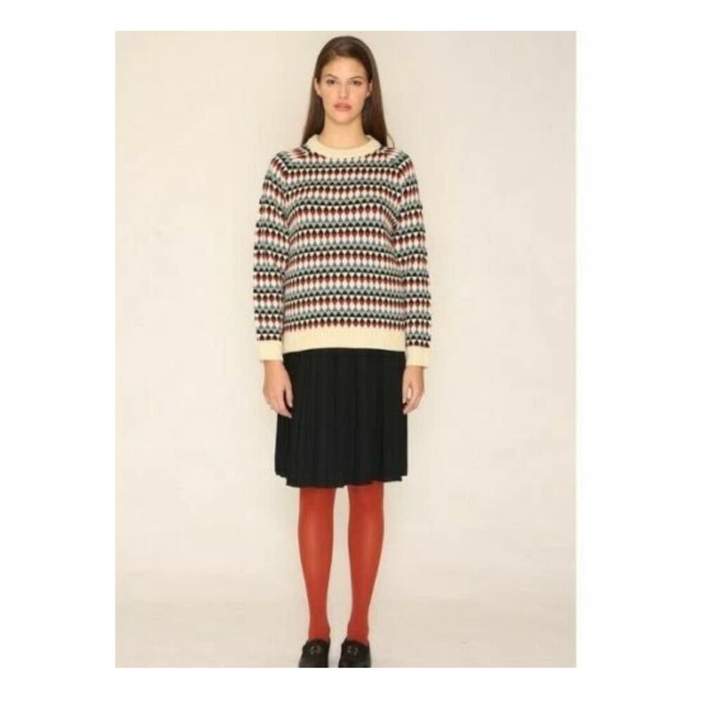 Anthropologie Pepaloves Taylor Oversized Print Sweater Size XS Excellent Cond - Picture 8 of 8